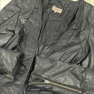 HELMUT Helmut Lang leather-like puffer liner jacket ☆